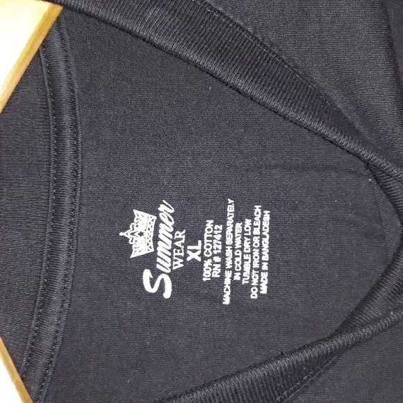 Mens Summer Ware brand XL black shirt - Picture 2 of 3